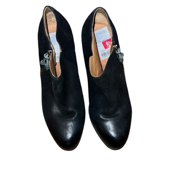 Sperry Black Suede and Leather Booties Size 8 1/2 M - Picture 1 of 6